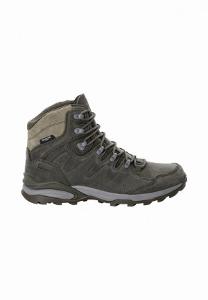 Coffee Men Jack Wolfskin Refugio Prime Texapore Mid Hiking Shoes | 78205307