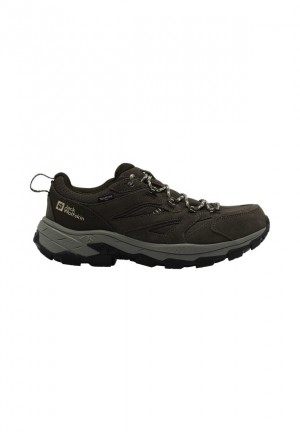 Coffee Men Jack Wolfskin Vojo Tour Texapore Low Hiking Shoes | 79624800
