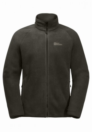 Coffee Men Jack Wolfskin Waldsteig Fz Fleece Jackets | 20933113
