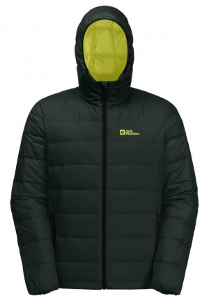Green Men Jack Wolfskin Ather Hoody Down Jackets | 98601720