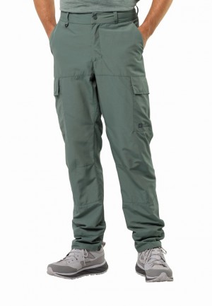 Green Men Jack Wolfskin Barrier Pant Hiking Pants | 98116826