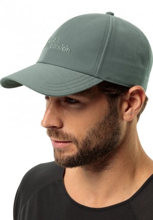 Green Men Jack Wolfskin Brand Baseball Caps | 36602355