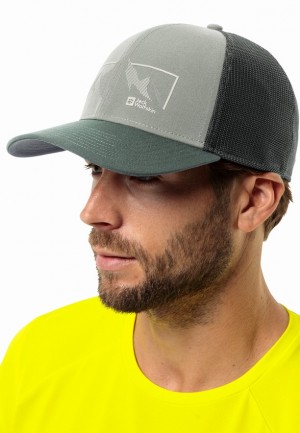 Green Men Jack Wolfskin Brand Baseball Caps | 71143860