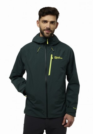 Green Men Jack Wolfskin Eagle Peak 2l Rain Jackets | 59201247