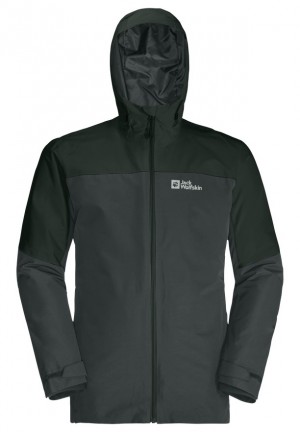 Green Men Jack Wolfskin Glaabach 3in1 Jackets | 43815888