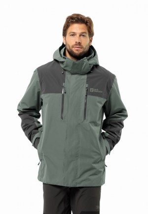 Green Men Jack Wolfskin Jasper 2l Rain Jackets | 54822713
