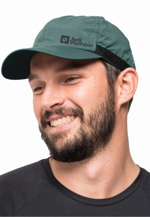 Green Men Jack Wolfskin Strap Baseball Caps | 35299928