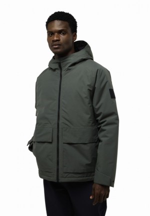 Green Men Jack Wolfskin Tempeltor Rain Jackets | 80278551