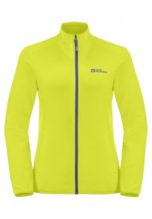 Green Women Jack Wolfskin Kolbenberg Fz Fleece Jackets | 90635651