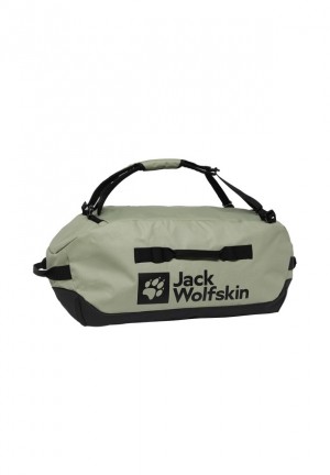 Grey Men Jack Wolfskin All-in 65 Duffle Bags | 29399297