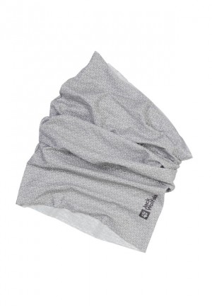 Grey Men Jack Wolfskin Basic Neck Warmer | 51030365