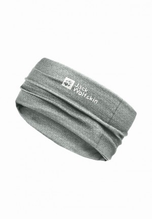 Grey Men Jack Wolfskin Breez Headband | 17852368