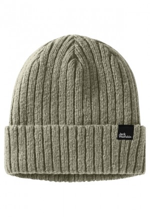 Grey Men Jack Wolfskin Cushy Beanie | 91363483