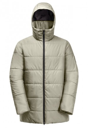 Grey Men Jack Wolfskin Deutzer Long Jackets | 85643544