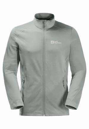 Grey Men Jack Wolfskin Kolbenberg Fz Fleece Jackets | 89398367