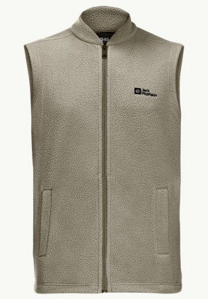 Grey Men Jack Wolfskin Light Curl Vest | 30305213