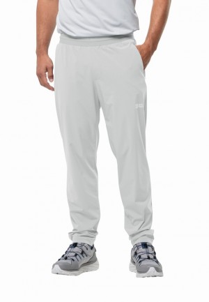 Grey Men Jack Wolfskin Prelight Chill Hiking Pants | 13826062