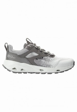 Grey Men Jack Wolfskin Prelight Pro Vent Low Hiking Shoes | 32331195