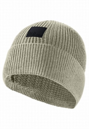 Grey Men Jack Wolfskin Reyuse Beanie | 97633728