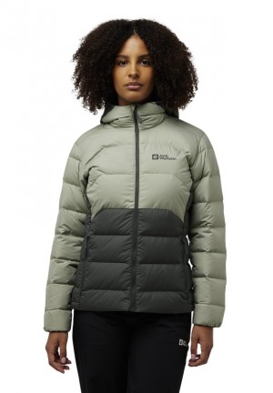 Grey Women Jack Wolfskin Ather Down Jackets | 86073436