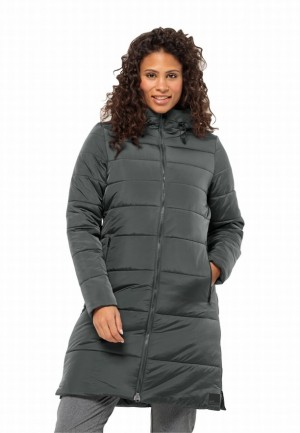 Grey Women Jack Wolfskin Eisbach Coats | 11212152