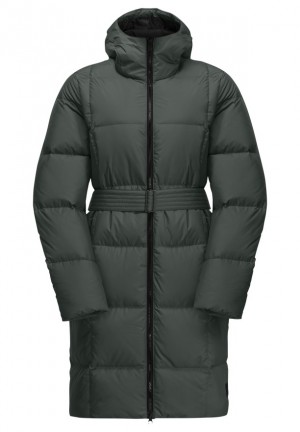 Grey Women Jack Wolfskin Frozen Lake Down Coats | 29367577