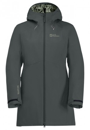 Grey Women Jack Wolfskin Heidelstein Ins Winter Jackets | 90342303
