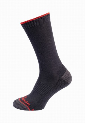 Grey Women Jack Wolfskin Hike Merino Cl C Socks | 59080338