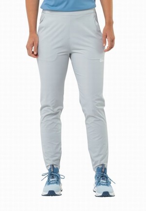 Grey Women Jack Wolfskin Prelight Pants | 87136020