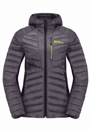 Grey Women Jack Wolfskin Routeburn Pro Ins Jackets | 92420379