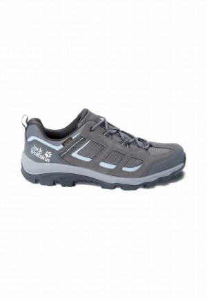 Grey Women Jack Wolfskin Vojo 3 Texapore Low Hiking Shoes | 12047803