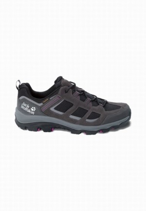Grey Women Jack Wolfskin Vojo 3 Texapore Low Hiking Shoes | 51383184