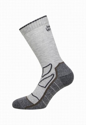 Grey Women Jack Wolfskin Vojo Cl C Socks | 18835030