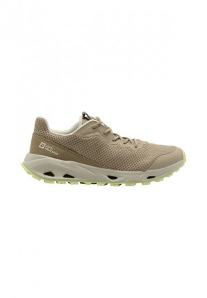 Khaki Men Jack Wolfskin Prelight Vent Low Hiking Shoes | 50864348