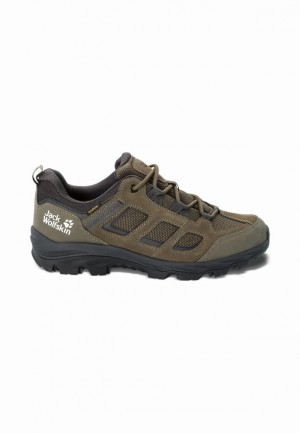 Khaki Men Jack Wolfskin Vojo 3 Texapore Low Hiking Shoes | 39990952