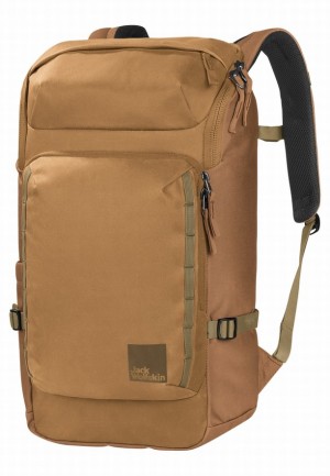 Khaki Women Jack Wolfskin Dachsberg Daypack | 15035470