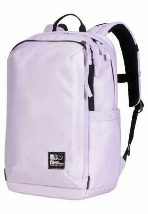 Lavender Men Jack Wolfskin Smileyworld Daypack | 23580373
