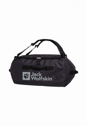 Navy Men Jack Wolfskin All-in 65 Duffle Bags | 84669688