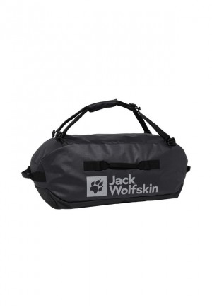 Navy Men Jack Wolfskin All-in 65 Duffle Bags | 14692147