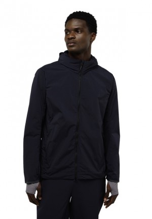 Navy Men Jack Wolfskin Bike Commute Xt Jackets | 70471954