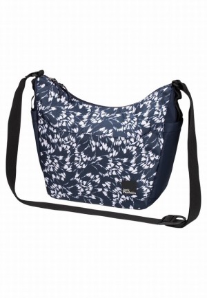 Navy Men Jack Wolfskin Burgweg Shoulder Bags | 52054687
