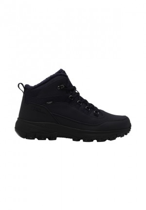 Navy Men Jack Wolfskin Everquest Texapore Mid Winter Shoes | 60266827