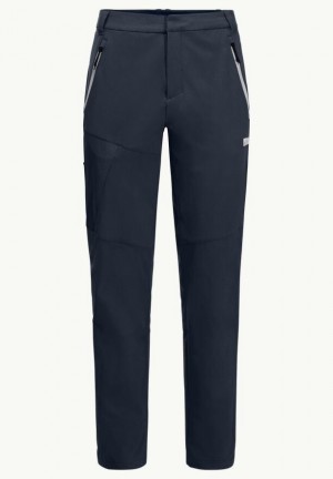 Navy Men Jack Wolfskin Glastal Winter Pants | 65795336