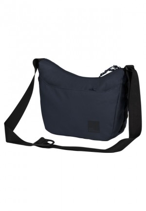 Navy Men Jack Wolfskin Honigberg Shoulder Bags | 57969793