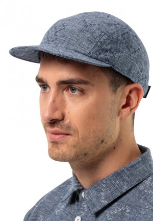 Navy Men Jack Wolfskin Karana Baseball Caps | 14624287