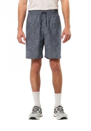 Navy Men Jack Wolfskin Karana Shorts | 72519362