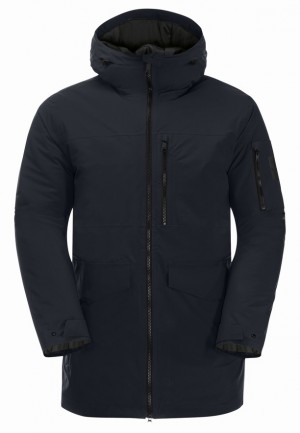 Navy Men Jack Wolfskin Koenigsbau Coats | 60608709
