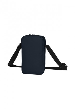 Navy Men Jack Wolfskin Konya Shoulder Bags | 39415472