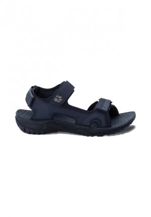 Navy Men Jack Wolfskin Lakewood Cruise Sandals | 11377942