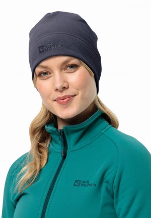 Navy Men Jack Wolfskin Real Stuff Beanie | 69086412